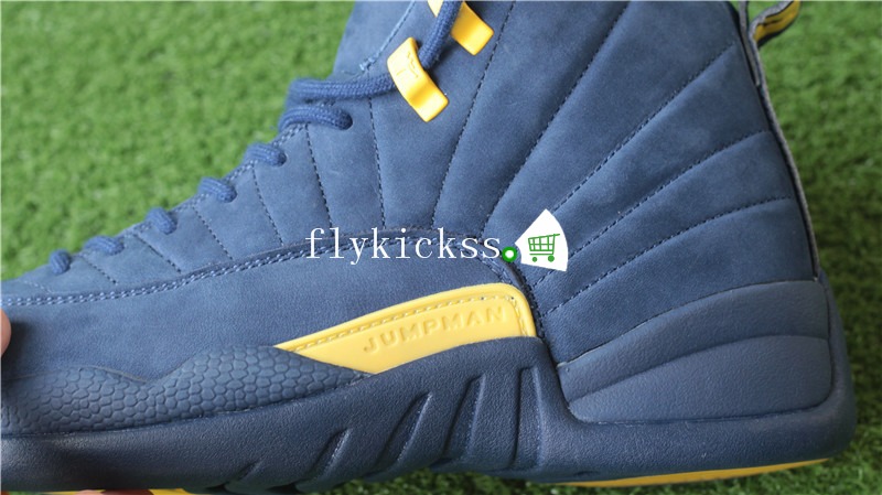 Authentic Air Jordan 12 Retro Michigan